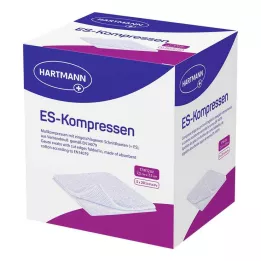 ES-KOMPRESSEN steril 7,5x7,5 cm 12-faldig bulkförpackning, 5X20 st
