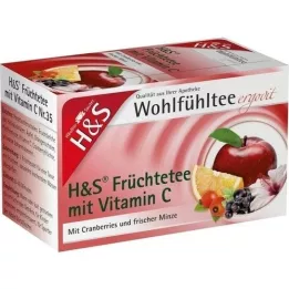 H&amp;s frukt med vitamin C -filterväska, 20x2,7 g