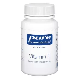 PURE ENCAPSULATIONS Vitamin E kapslar, 90 st