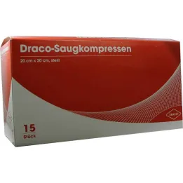 Sugkompresser steril 20x20cm Draco, 15 st