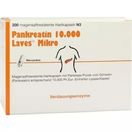 PANKREATIN 10.000 Laves Micro Gastric Saft.Harps., 200 st