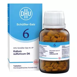 BIOCHEMIE DHU 6 st Kalium sulfuricum D 6 tabletter, 420 st