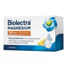 BIOLECTRA Magnesium 365 mg fortissimum citron, 20 st