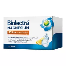 BIOLECTRA Magnesium 365 mg fortissimum citron, 40 st
