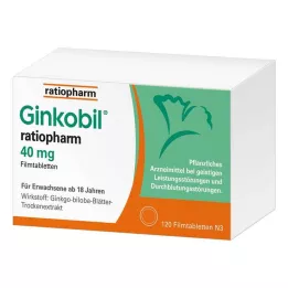 GINKOBIL-ratiopharm 40 mg filmdragerade tabletter, 120 st