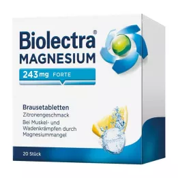 BIOLECTRA Magnesium 243 mg forte Citron Br.-Tabl., 20 st