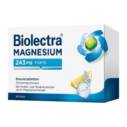BIOLECTRA Magnesium 243 mg forte Citron Br.-Tabl., 60 st