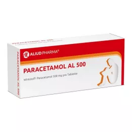 PARACETAMOL AL 500 tabletter, 20 st