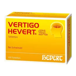 VERTIGO HEVERT SL Tabletter, 100 st