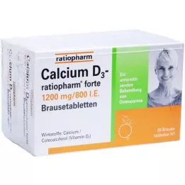 CALCIUM D3-ratiopharm forte brustabletter, 40 st