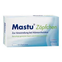 MASTU Suppositorier hemorrojder, 10 st