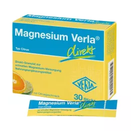 MAGNESIUM VERLA direkt granulat citrus, 30 st