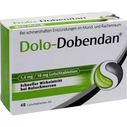 DOLO-DOBENDAN 1,4 mg/10 mg klubbor, 48 st