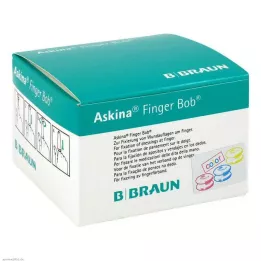 ASKINA Finger Bob färgad, 50 stycken