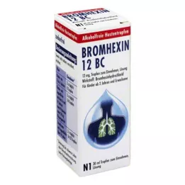 BROMHEXIN 12 BC Orala droppar, 30 ml