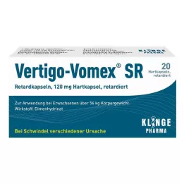 VERTIGO-VOMEX SR Kapslar med fördröjd frisättning, 20 st