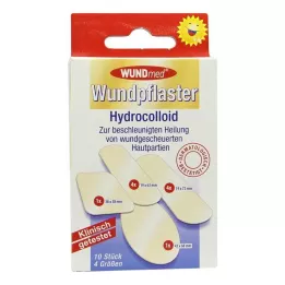WUNDPFLASTER Hydrokolloid 4 storlekar, 10 st