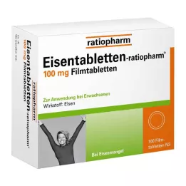 EISENTABLETTEN-ratiopharm 100 mg filmdragerade tabletter, 100 st