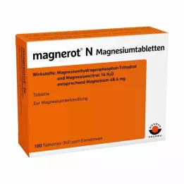 MAGNEROT N Magnesiumtabletter, 100 st