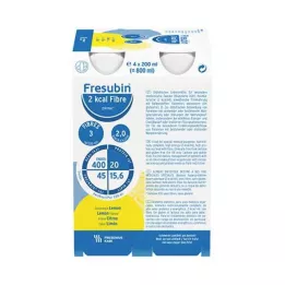 FRESUBIN 2 KCAL Fiber DRINK Citron Drinking Bottle, 24x200 ml