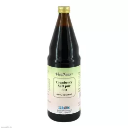 CRANBERRY SAFT för Bio Vitalhaus, 750 ml