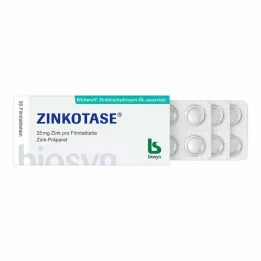ZINKOTASE Filmdragerade tabletter, 50 st