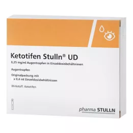 KETOTIFEN Stulln UD Ögondroppar enkeldos pip., 10X0,4 ml