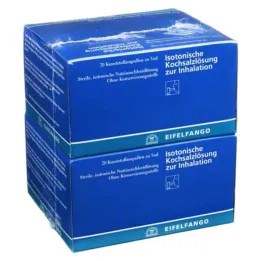 Isoton saltlösning för inhalation, 40X5 ml