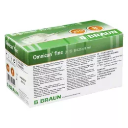 OMNICAN fin pennkanyl 31 G 0,25x8 mm, 100 st
