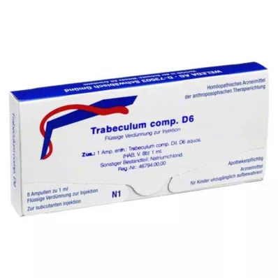 TRABECULUM comp.D 6 ampuller, 8 st