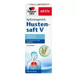 DOPPELHERZ Ribwort Groblad Hostsirap V, 150 ml