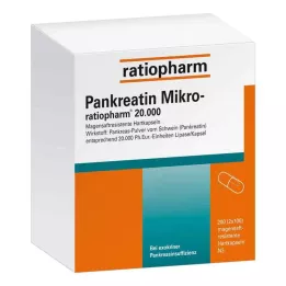 PANKREATIN Mikro-förhållande.20 000 gastroresistenta hårda kapslar, 200 st