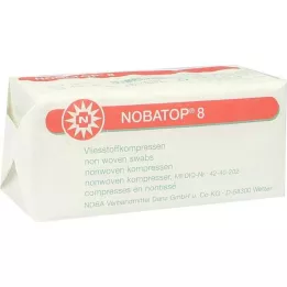 NOBATOP 8 Compresses 5x5 cm osteril, 100 st