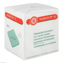 NOBATOP 8 kompresser 10x10 cm icke-sterila, 100 st