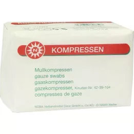 MULLKOMPRESSEN 7,5x7,5 cm icke-steril 8-vägs, 100 st