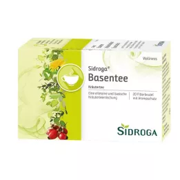 SIDROGA Wellness Base tefilterpåsar, 20X1,5 g