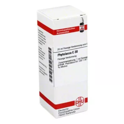 PHYTOLACCA C 30 Spädning, 20 ml PHYTOLACCA C 30 Spädning, 20 ml