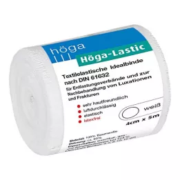 HÖGA-LASTIC Idealisk bandage 4 cmx5 m med cellofan, 1 st