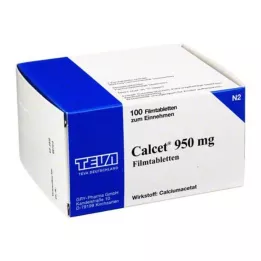CALCET 950 mg filmbelagda tabletter, 100 st