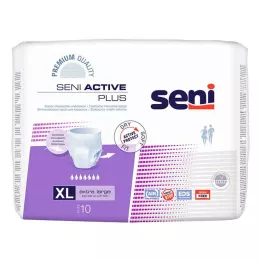 SENI Active Plus Incontinence Slip en gång XL, 10 st