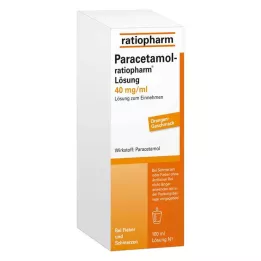 PARACETAMOL-ratiopharm-lösning, 100 ml