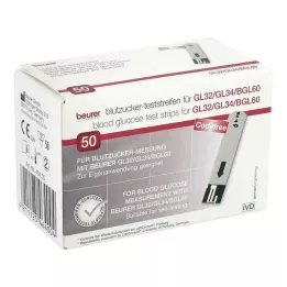 BEURER GL32/GL34/BGL60 blodsockertestremsor, 50 st