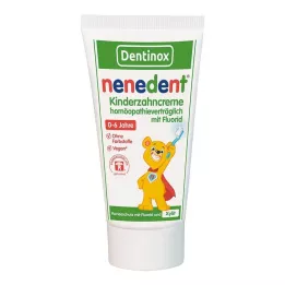 NENEDENT Tandkrämshomeopati för barn kompatibel med fluor, 50 ml