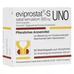EVIPROSTAT-S sabal serrulatum 320 uno kapslar, 60 st
