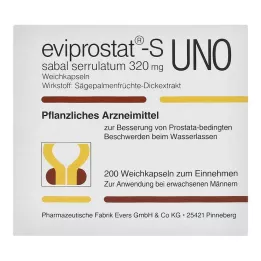 EVIPROSTAT-S sabal serrulatum 320 uno kapslar, 200 st
