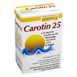 CAROTIN 25 fina guldkapslar, 100 st