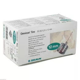 OMNICAN fin pennnål 0,33x12 mm, 100 st