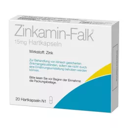 ZINKAMIN Falk 15 mg hårda kapslar, 20 st