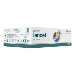 Klinion Soft finfärgade lansetter 28 G, 110 st