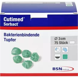 CUTIMED Sorbact-pinnar i valnötsstorlek, 75 st